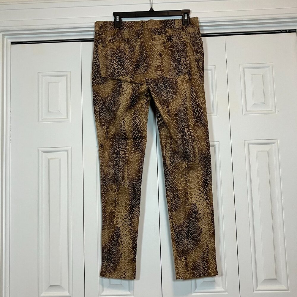 Lauren Ralph Lauren Snakeskin Print Jeans Size 8 - Picture 6 of 6
